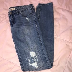 Hollister ripped jeans